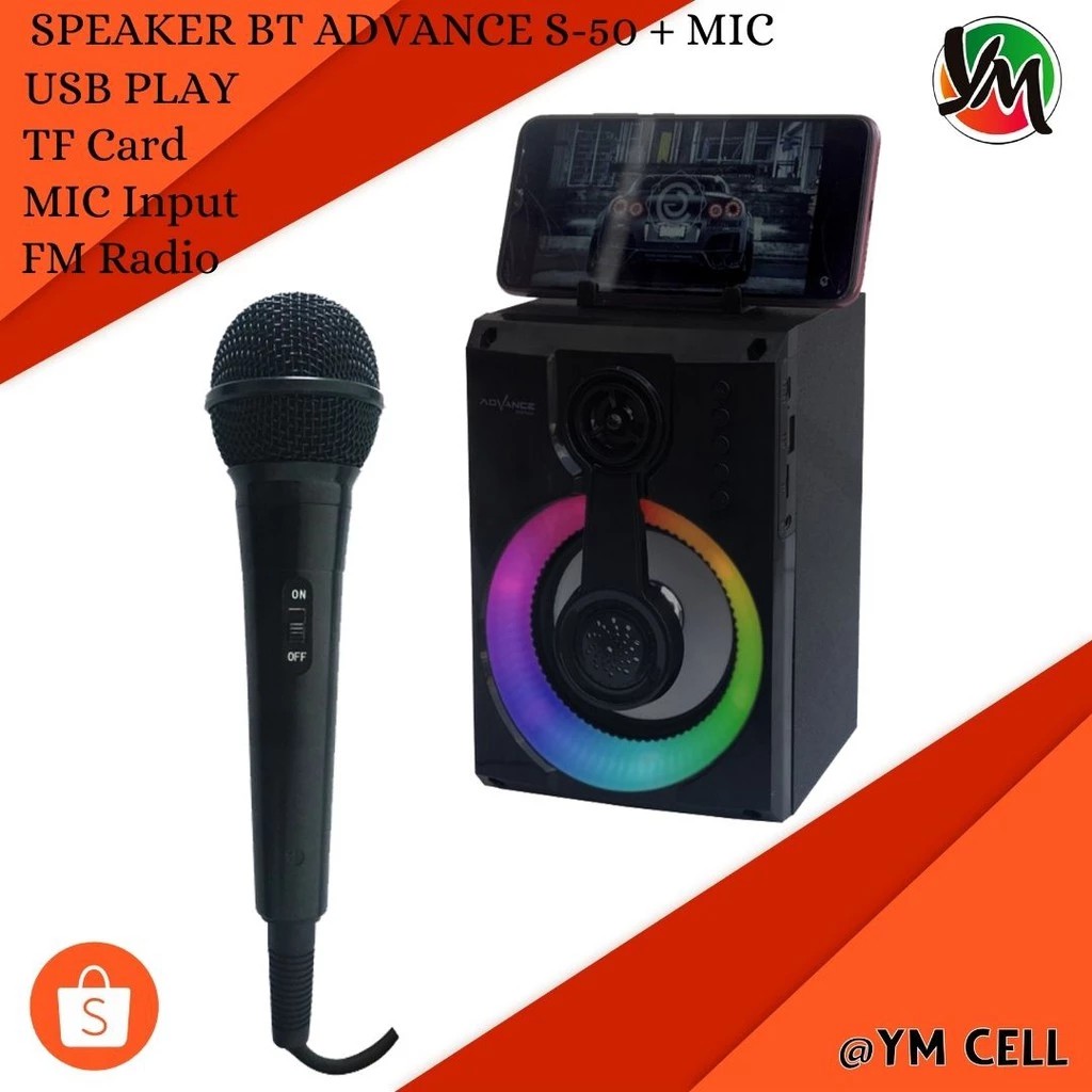 SPEAKER BLUETOOTH ADVANCE S-50 +MIC