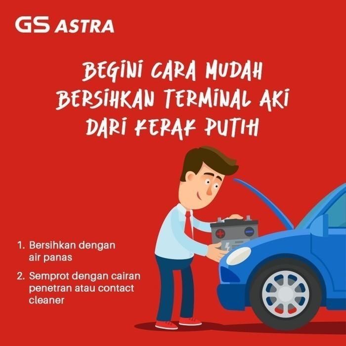 Gs Mf Astra Aki Mobil Mazda Biante 80D26L - 70Ah Aki Kering