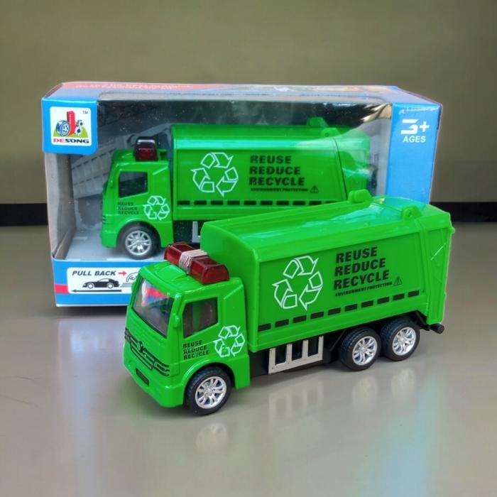 Pilihan- Diecast Garbage Truck - Miniatur Truk Sampah