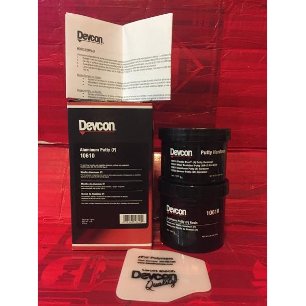 Devcon aluminum putty/devcon f/devcon 10610