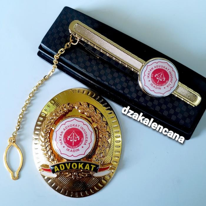 ASLI 1 SET PIN ADVOKAT IKADIN DAN JEPITAN DASI ADVOKAT IKADIN READY STOCK