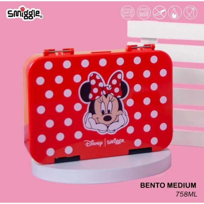 SMIGGLE BENTO MEDIUM LUNCH BOX ORIGINAL Kitchenware Tempat makan anak bekal sekat