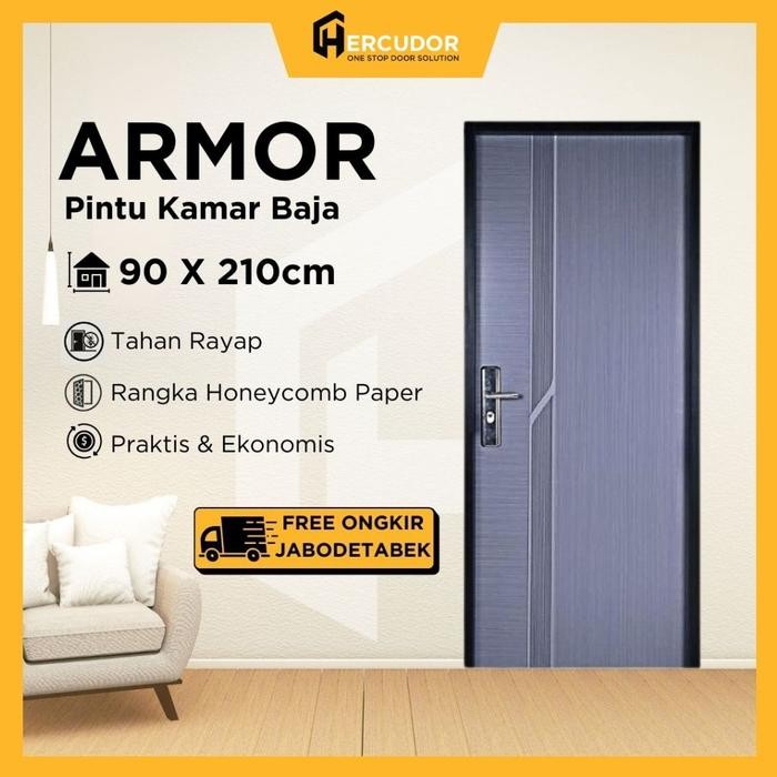 Pintu Kamar / Pintu Utama Baja ARMOR 90x210