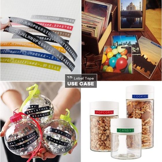 Label Maker/Mesin Emboss Printer Label/Mesin Pembuat Label Manual Mini Portabel /Mesin Pelabelan