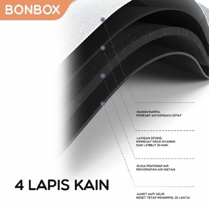 Keset Lantai Cepat kering Bonbox / Rubber Mat Bonbox BMV10