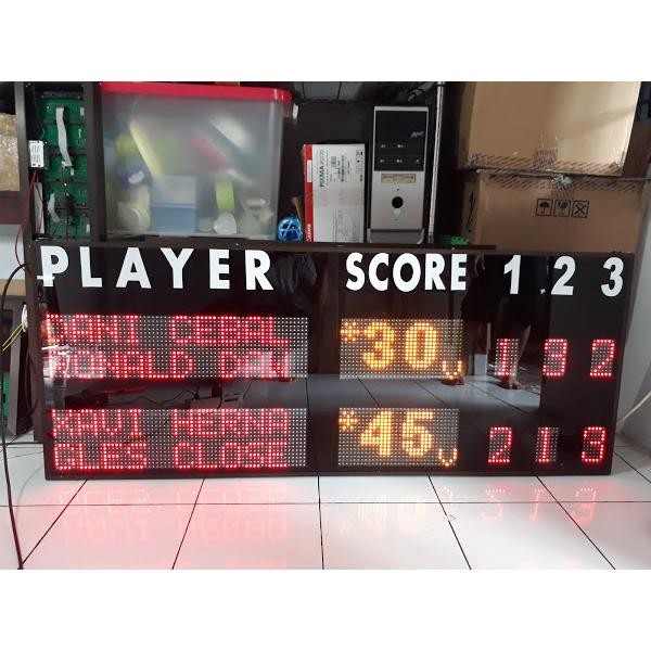 Papan Skor Score Board Tenis Lapangan Tenis Meja Scoreboard Promo 
