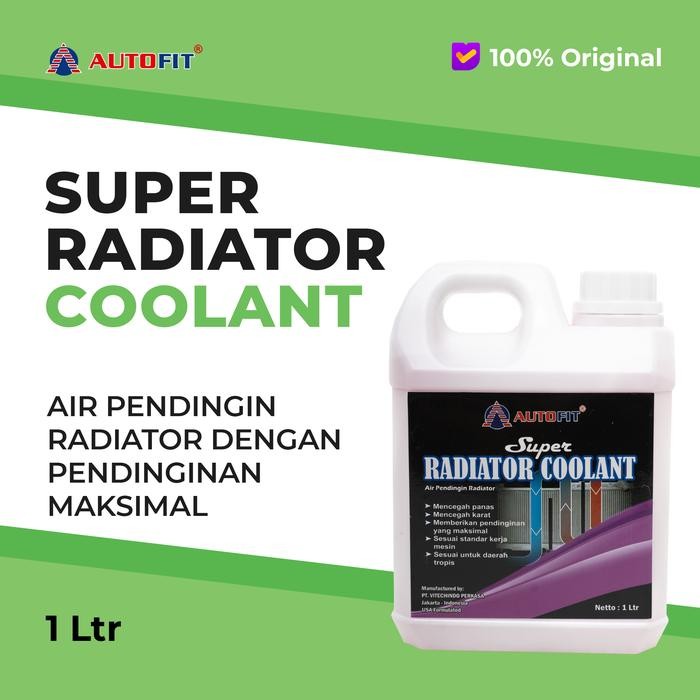 Autofit Radiator Coolant 1 Liter Merah Cairan Air Coolant Motor Mobil Ready To Used