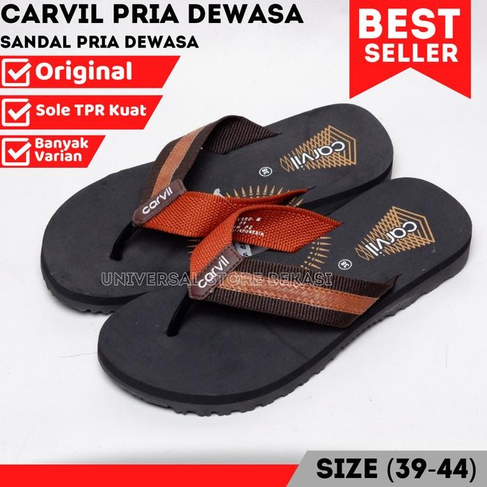 Eiger - Sandal Pria Original Anti Air Sendal Gunung Jepit Cowok Pria