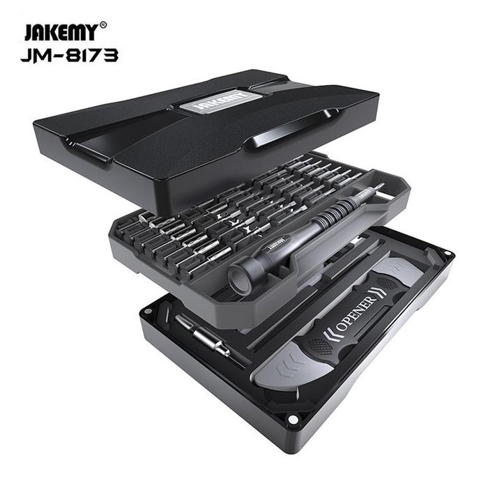 JAKEMY 69 IN 1 OBENG SET HP FOR IPHONE MACBOOK LAPTOP JAM JM-8173