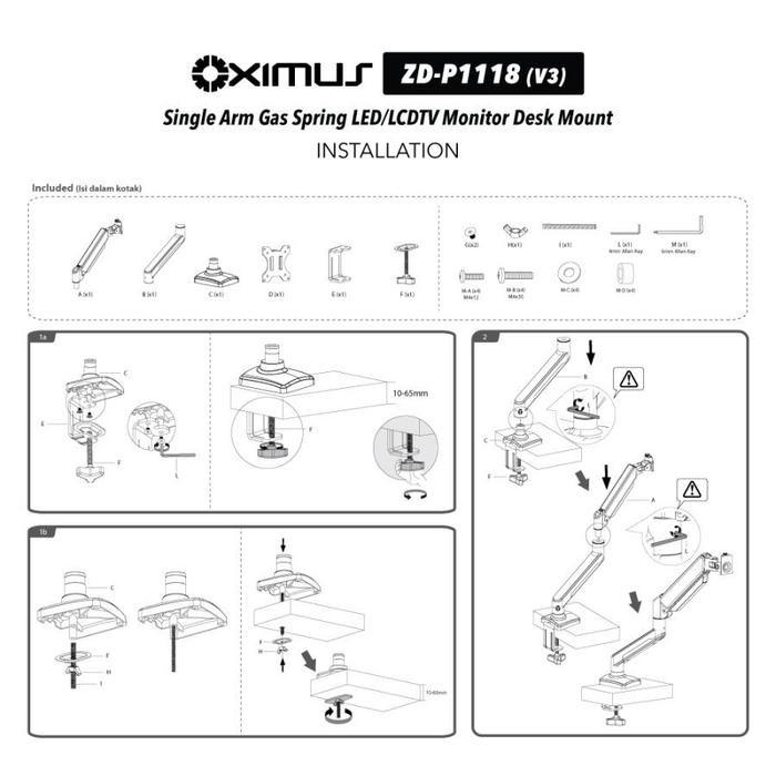 Oximus Hydra Zdp1118 White Bracket Monitor, Tv Promo 