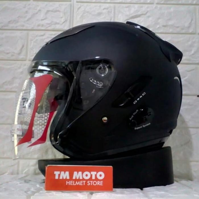 Helm KYT Galaxy Black Doff