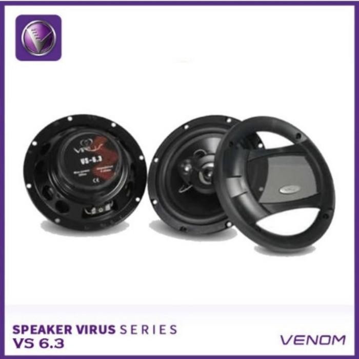 (Best) Speaker Coaxial Venom Virus VS 6.3 Speaker Pintu Mobil Venom Virus