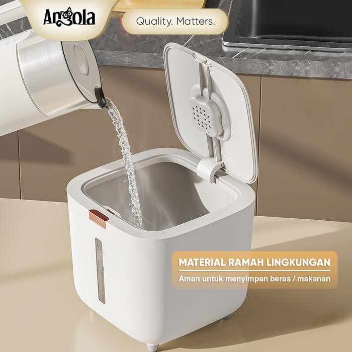 2i2a- Tp Angola Dispenser Beras E04 Rice Dispenser Tempat Beras 10Kg