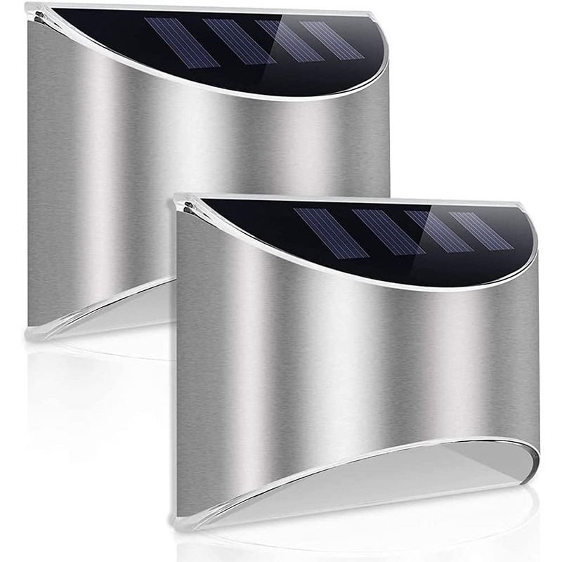 1 Pack Solar Fence Light Solar Garden Light Outdoor Solar Wall Light Solar Deck Light Waterproof For