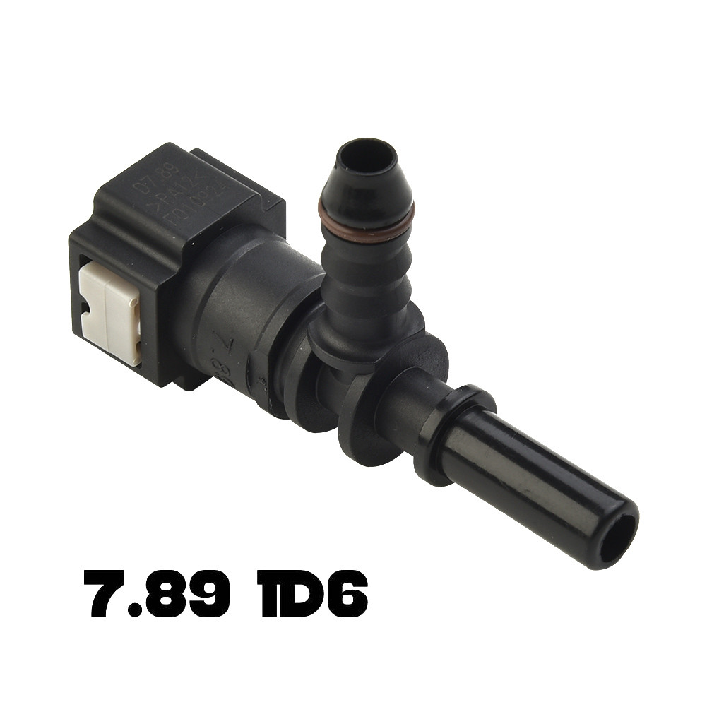 Car Fuel Line Hose Quick Release Connector 7.89 ID6 Female Bundy Tee Fitting Disconnect Hose Fuel Li
