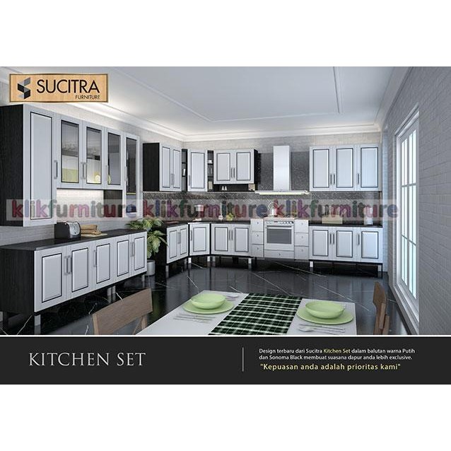 KCA 5103 Sucitra Kitchen Set Atas 3 Pintu