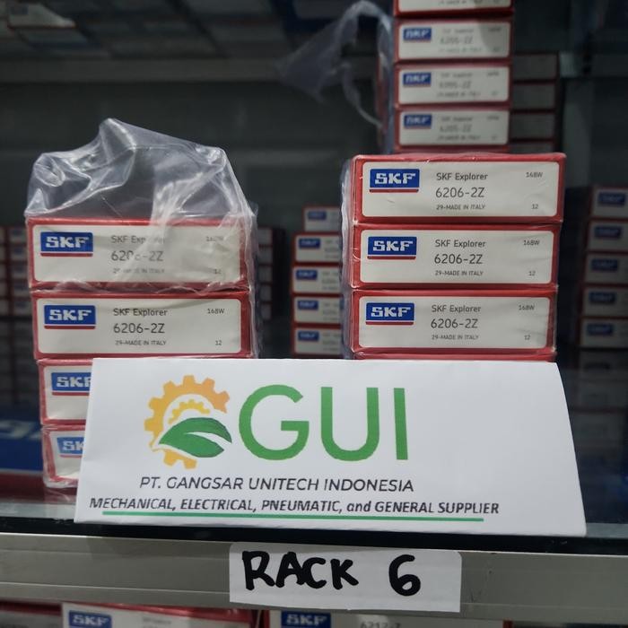 Bearing 6206 ZZ SKF / 6206 2Z SKF Made in Italy