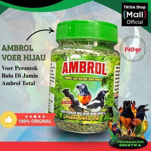 Phoenix Petindo - Ambrol Voer Hijau Perontok Bulu Burung Terjamin Ambrol Total Untuk Burung Murai