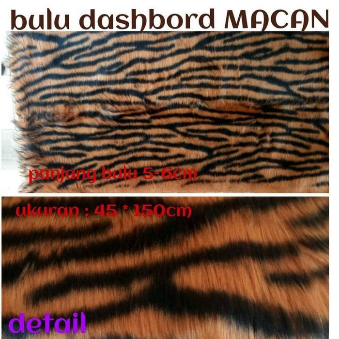 Alas Bulu Panjang Dashboard Motif Macan