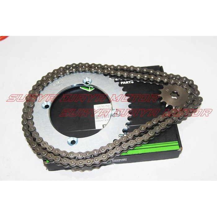 Gearset Girset Chainkit Gear Rantai Set Klx 150 S G 44T P1005-0007 Ori