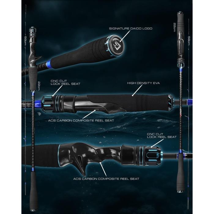 Daido - Joran Superocean Super Light Jigging 198 - Joran Pancing