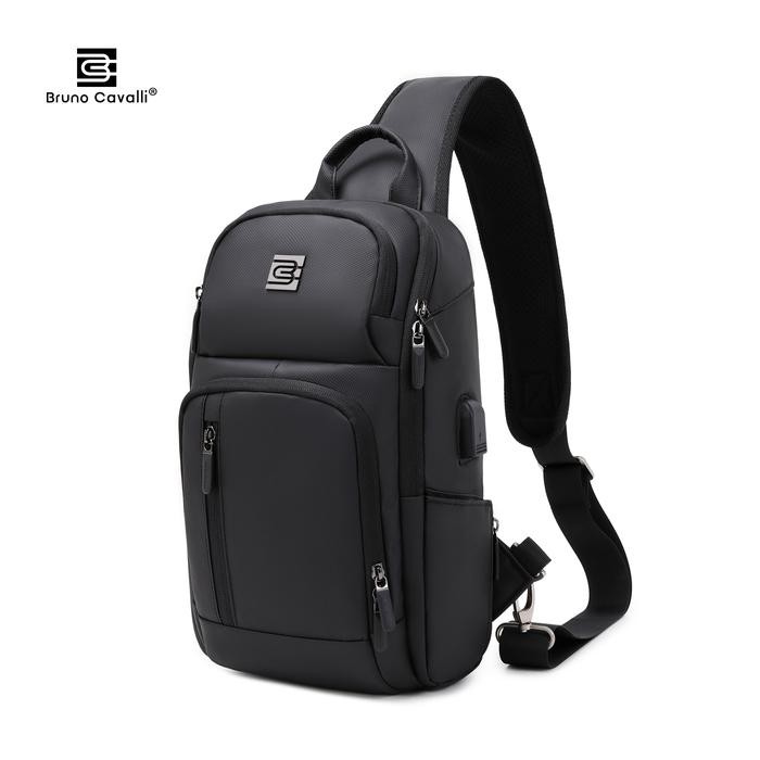 av53- Bruno Cavalli Tas Dada Tas Selempang Pria Waterproof 7L - Tas Pria - Series Enpria