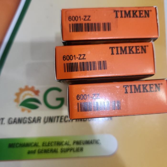 BEARING 6001 ZZ TIMKEN / 6001 2Z TIMKEN