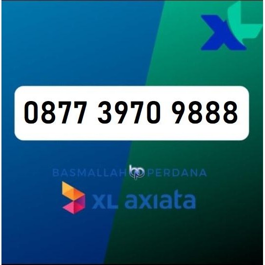 Nomor Cantik XB77 3970 9888 Perdana XL 4G 5G YOP925