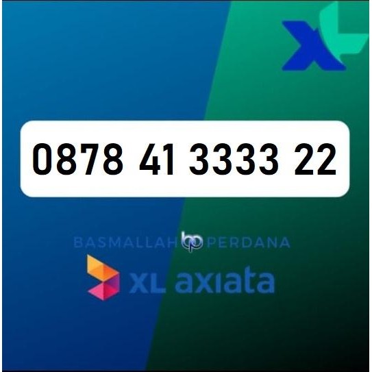 Nomor Cantik XB78 41 3333 22 Perdana XL 4G 5G YOP925