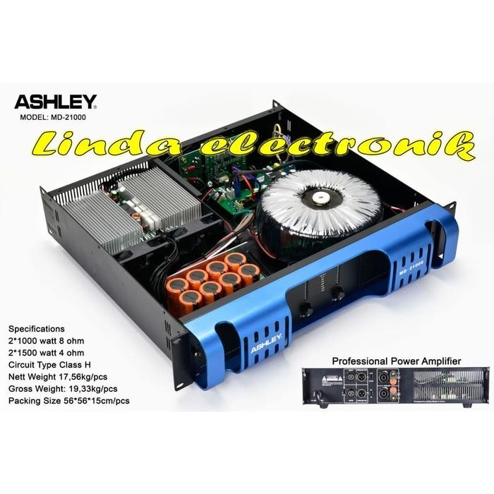 power ampli ashley md21000 ORYGINAL ashley md 21000 CLASS H