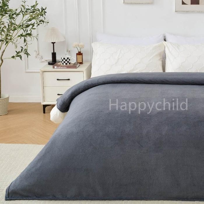 Kintakun - Selimut Polos Terbaru Simple Elegan Bulu Halus Lembut