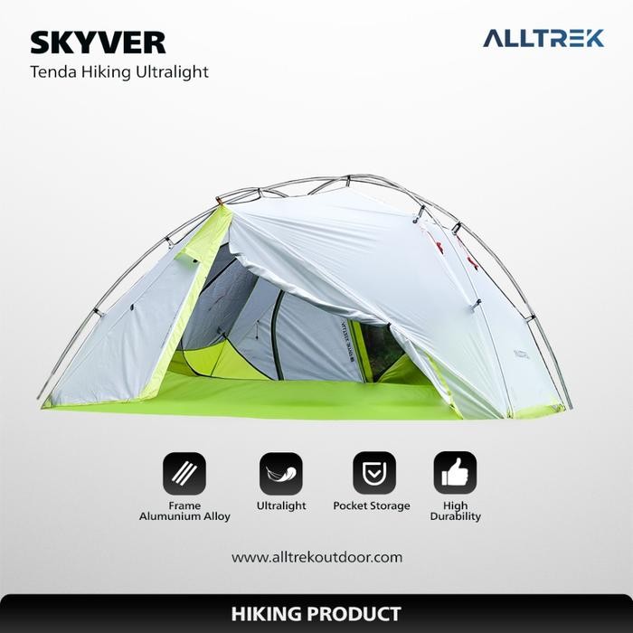 ALLTREK Tenda Gunung Ultralight SKYVER Tenda Hiking 2 Person