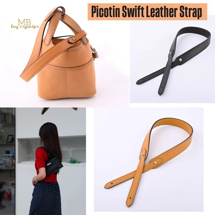 Sale Picotin Swift Leather Strap