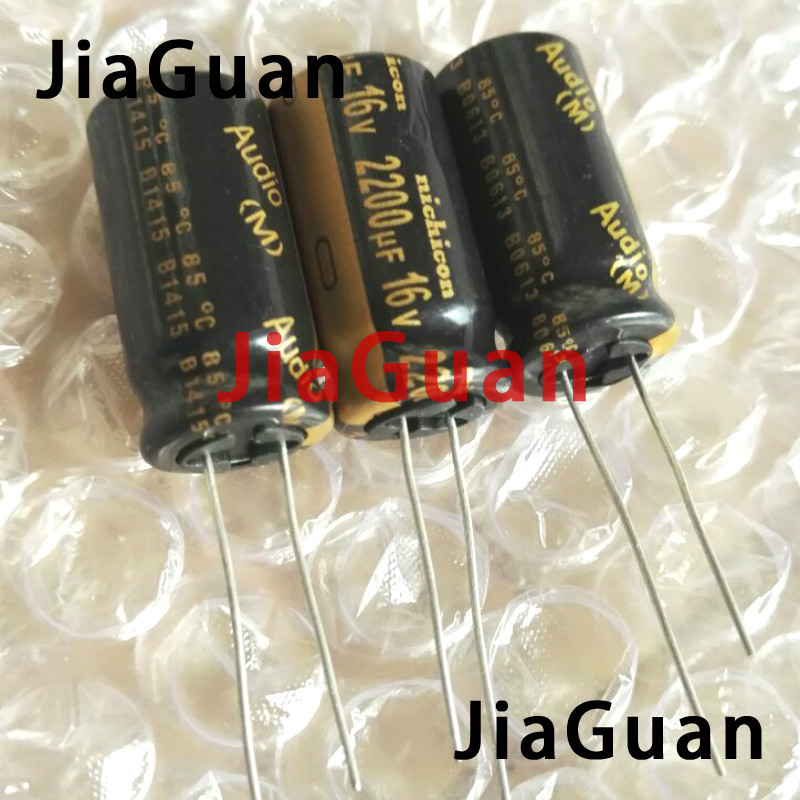 PROMO  20pcs NICHICON audio 16V2200UF 12.5X25MM electrolytic capacitor 2200uF/16v 85 degrees 2200UF 
