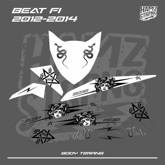 Striping BEAT FI 2012-2014 SATANIC MEDUSA 666 Darkness