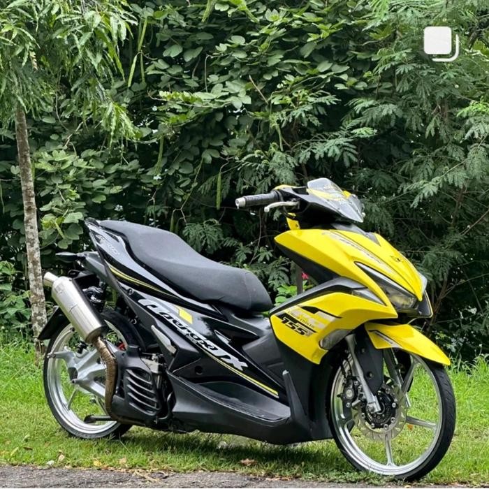 STRIPING STICKER AEROX OLD CONNECTED NVX 155 TRANSPARAN DNA SIMPLE Motor