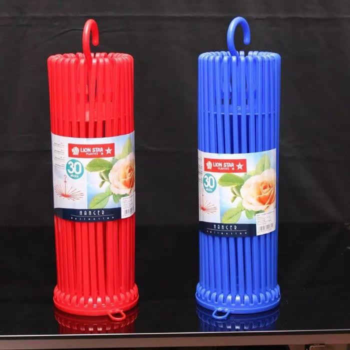 Lion Star Hanger Baju Bulat 30 Stick. Terbaru