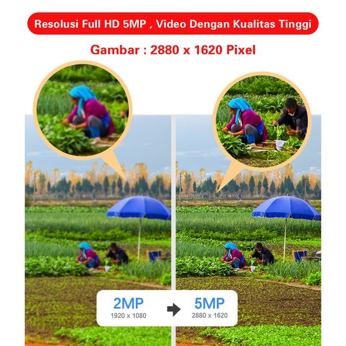 x3ad- Xihancam 5Mp Cctv Outdoor Wifi Waterproof Smart Ip Kamera Zoom 360 Ptz Cctv Wifi Jarak