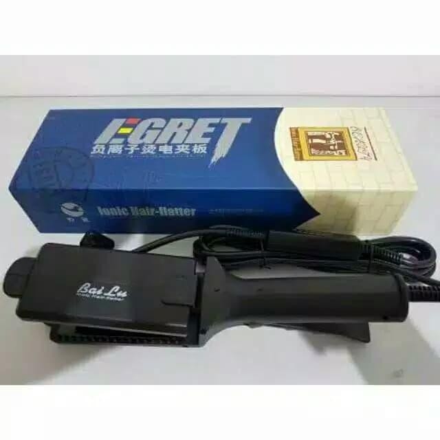 Catok rambut Bailu Egret ukuran besar catok rebonding