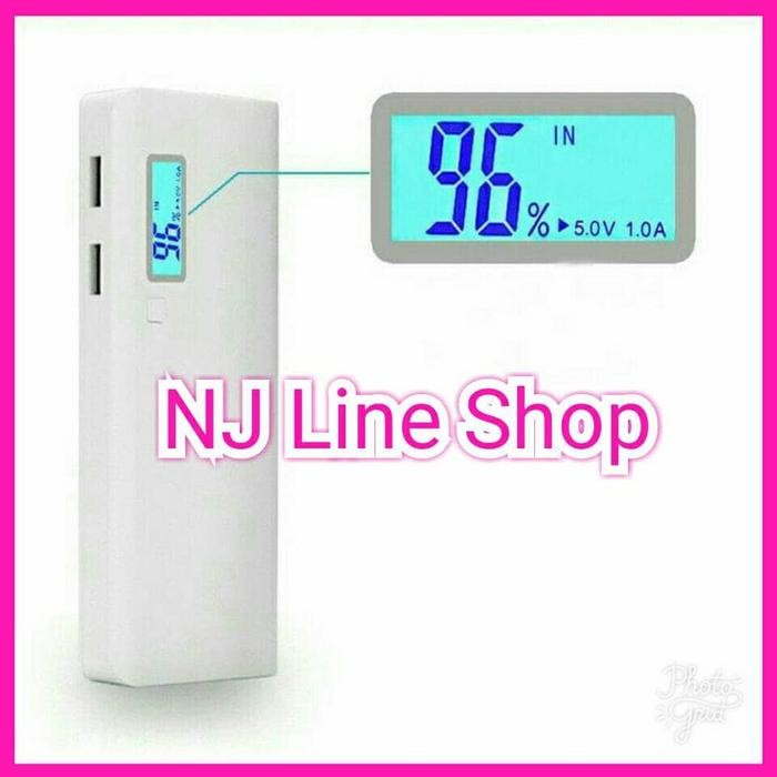 hyjk- Powerbank Case/Diy Powerbank Lcd Digital/Exchangeable Cell Powerbank