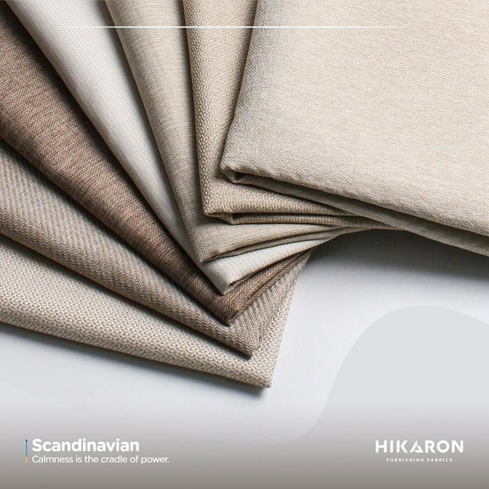Scandinavian Series : Kain Sofa Canvas Hikaron - Kain Linen Look Kanvas-Kain Sofa Japandi Style
