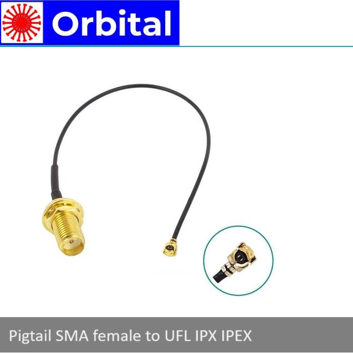 PIGTAIL SMA FEMALE TO UFL IPX IPEX