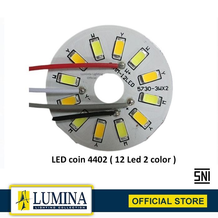 iqea- Lampu Led Plafon Lampu Led Tempel Lampu Led Coin Cahaya 3 Warna - Type