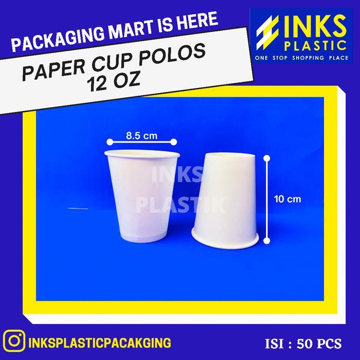 PAPER CUP 12 OZ ( 50 pcs )