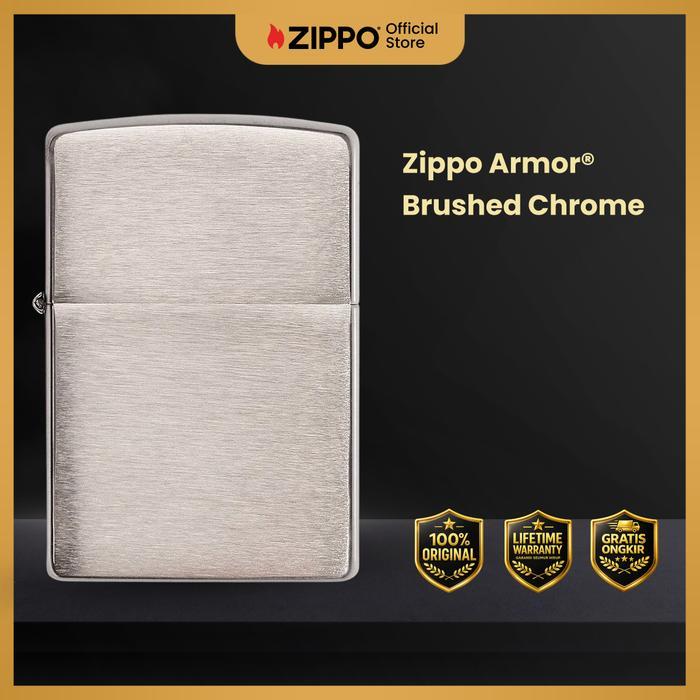 ZIPPO ARMOR BRUSHED CHROME