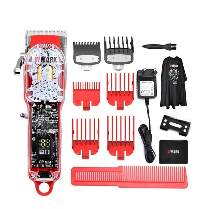 Alat Cukur Elektrik Wmark NG 409 Pangkas Rambut Barbershop LED Display