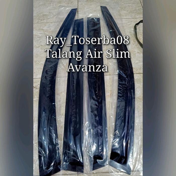 Premium Talang Air Mobil Avanza Hitam Slim Original