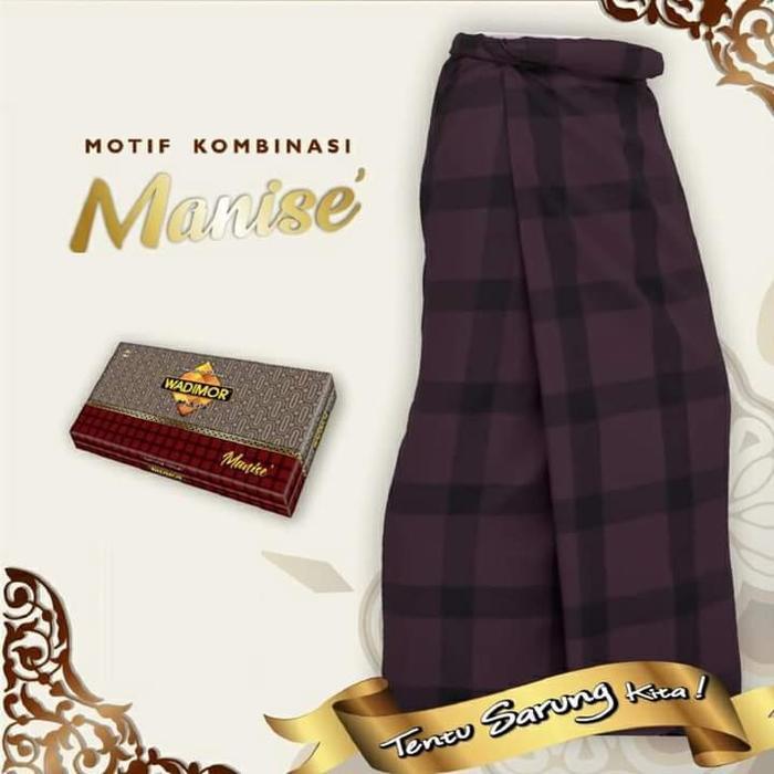 Wadimor Sarung Pria Dewasa Termurah Motif Manise Kotak Terbaru Katun Lembut