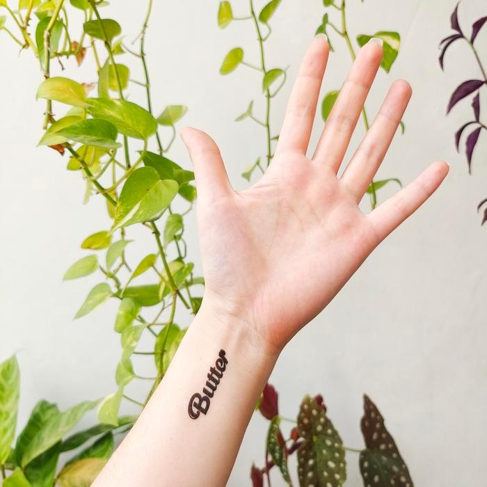 Potatoo Bts Tattoo Tato Temporer Temporary Tatto