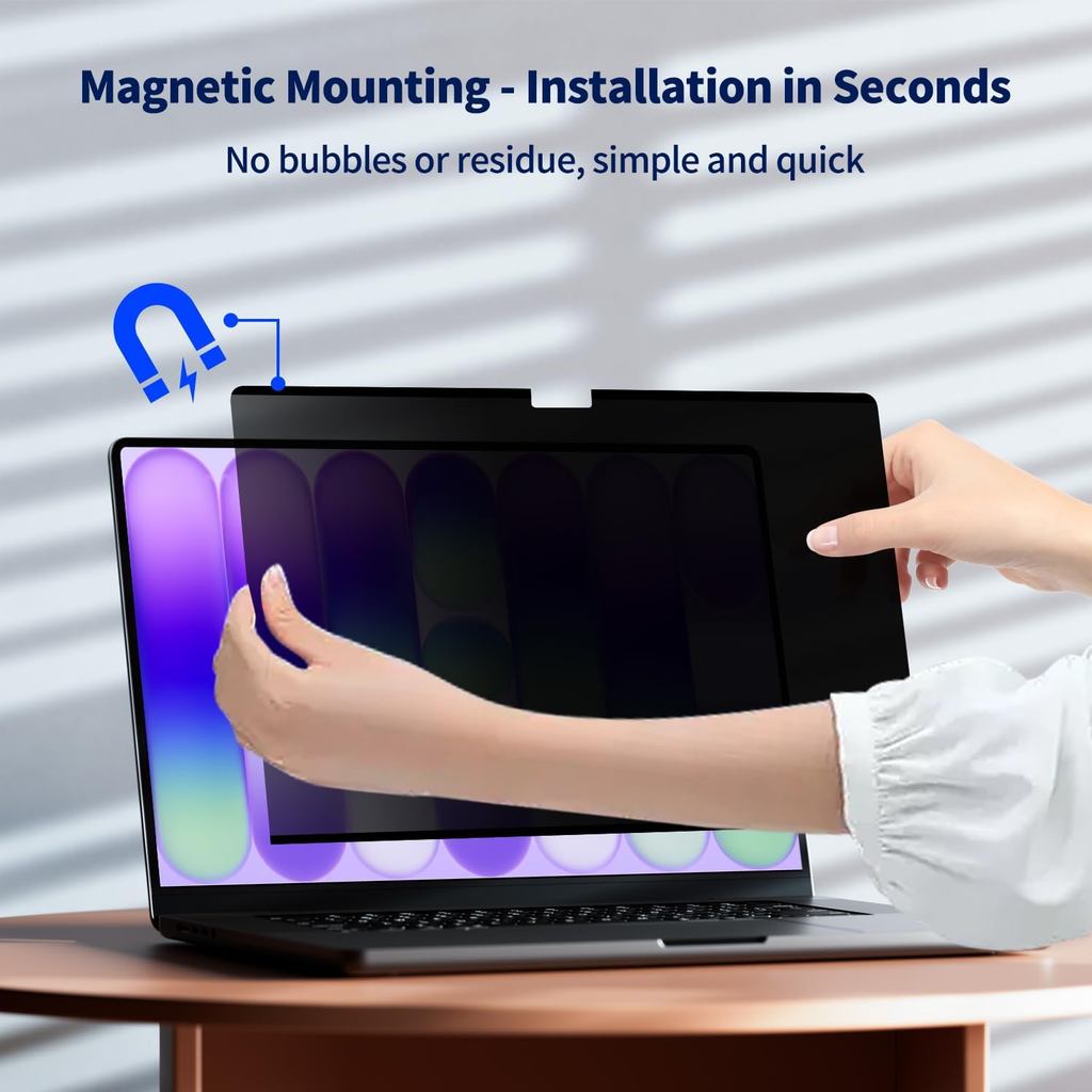 Magnetic Privacy Screen For 2026 MacBook Neo 13-Inch, Removable Matte Privacy Screen For Mac Neo A18